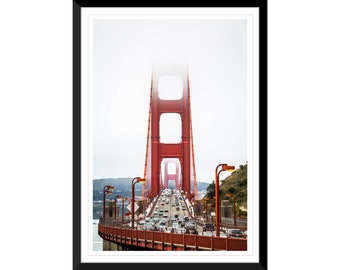 Golden Gate Bridge, San Francisco, California, Ubran, Street, Photography #1 Wall Art, Home Decor, Fine Art, Travel Photo