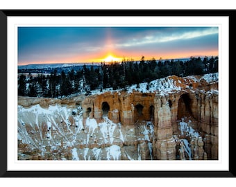 Bryce Canyon, Utah, Sunset, Landscape, Photography #1 Wall Art, Home Decor, Fine Art, Travel Photo