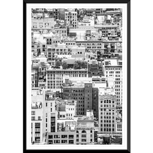 Manhattan Buildings, NYC, New York City, Black and White, Photography #4, Wall Art, Home Decor, Fine Art, Travel Photo