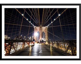 Brooklyn Bridge, NYC, New York City, Architecture, Photography, Wall Art, Home Decor, Fine Art, Travel Photo