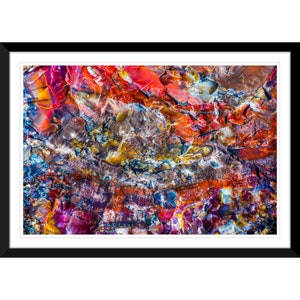 Abstract Colors, Petrified Wood, Agate Photography #5 Wall Art, Home Decor