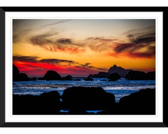 California Pacific Coast, Sunset, Seascapes, Nature, PCH, Photography #5 Wall Art, Home Decor, Fine Art, Travel Photo