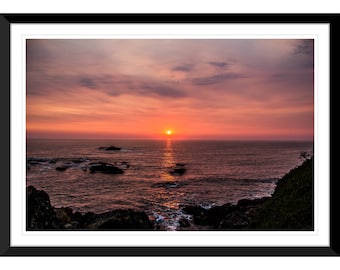 California Pacific Coast, Sunset, Seascapes, Nature, PCH, Photography #6 Wall Art, Home Decor, Fine Art, Travel Photo