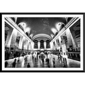 Grand Central Station, NYC, New York City, Skyscapers, Black and White, Architecture, Photography, Wall Art, Home Decor, Fine Art