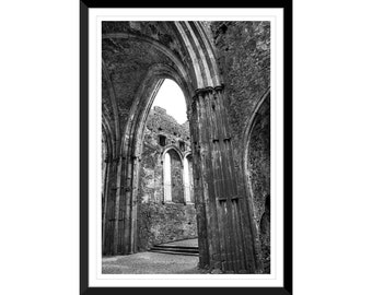 Rock of Cashel, Burgruine, Irland, Reise, Fotografie #3, Wandkunst, Dekoration, Fine Art, Reisefoto