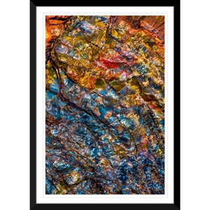 Abstract Colors, Petrified Wood, Agate Photography #4 Wall Art, Home Decor