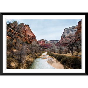Zion National Park, Utah, River, Landscape, Photography #4 Wall Art, Home Decor, Fine Art, Travel Photo