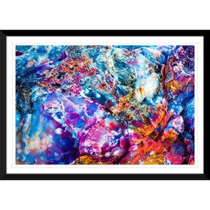 Abstract Colors, Petrified Wood, Agate Photography #11 Wall Art, Home Decor