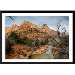 Zion National Park, Utah, River, Landscape, Photography #2 Wall Art, Home Decor, Fine Art, Travel Photo