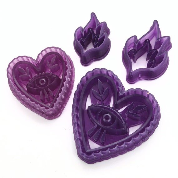 Sacred Heart Clay Cutter Shape Cutter for Polymer Clay Earrings