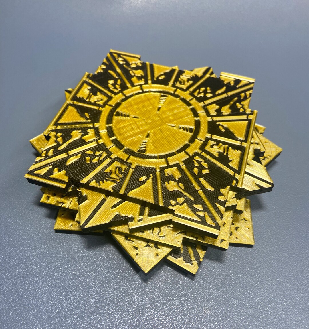 Hellraiser Puzzle Box Coaster Set Lament Configuration Set Etsy