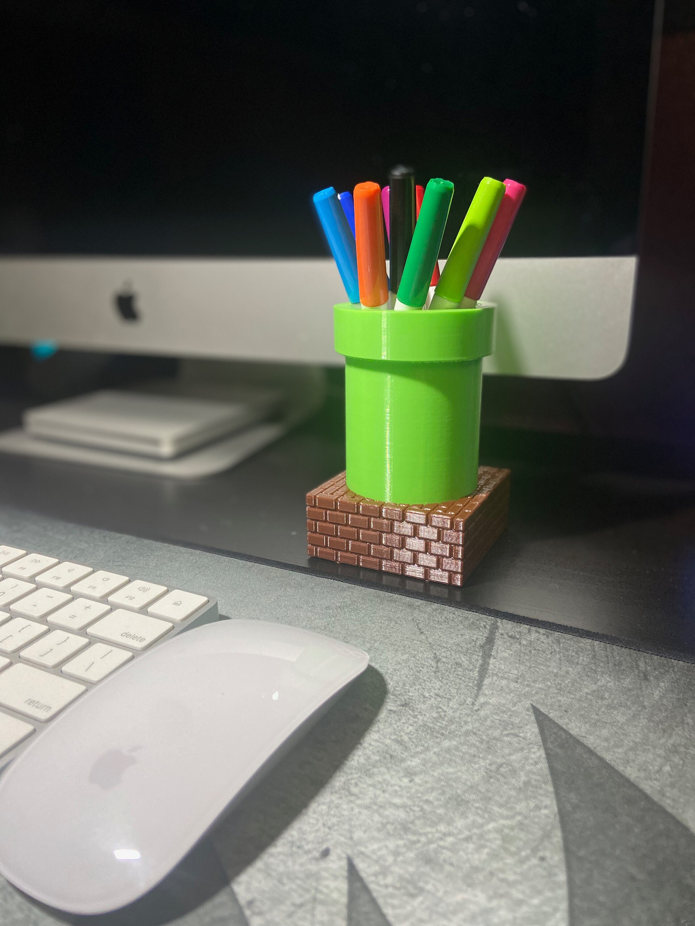 Warp Pipe Pencil Holder 3D Printedpen Holder Office Decor Etsy
