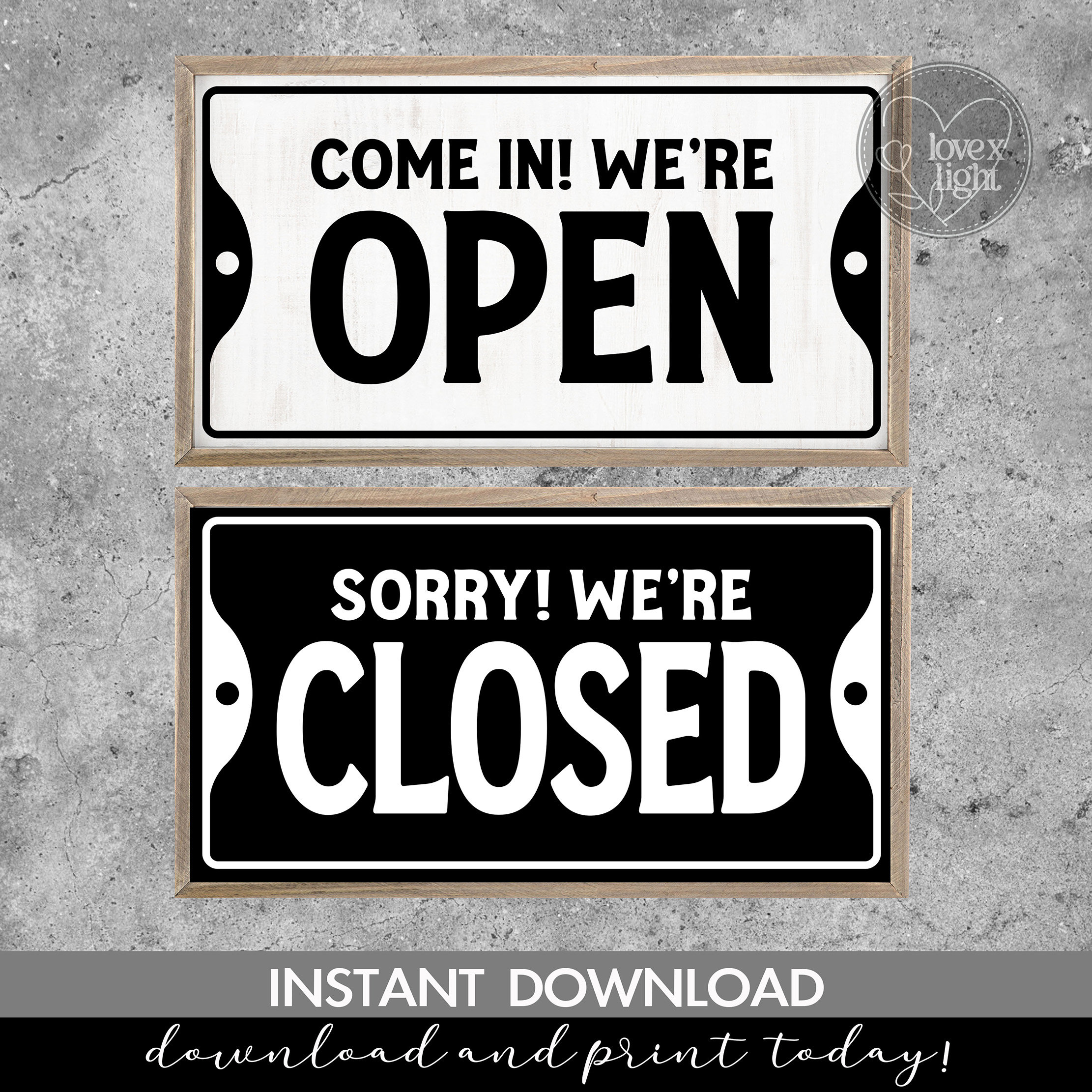 Sorry Were Open