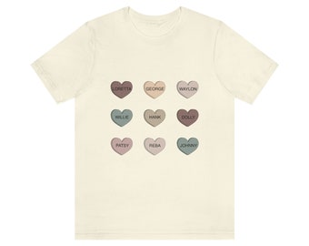 Country Singer Conversation Hearts