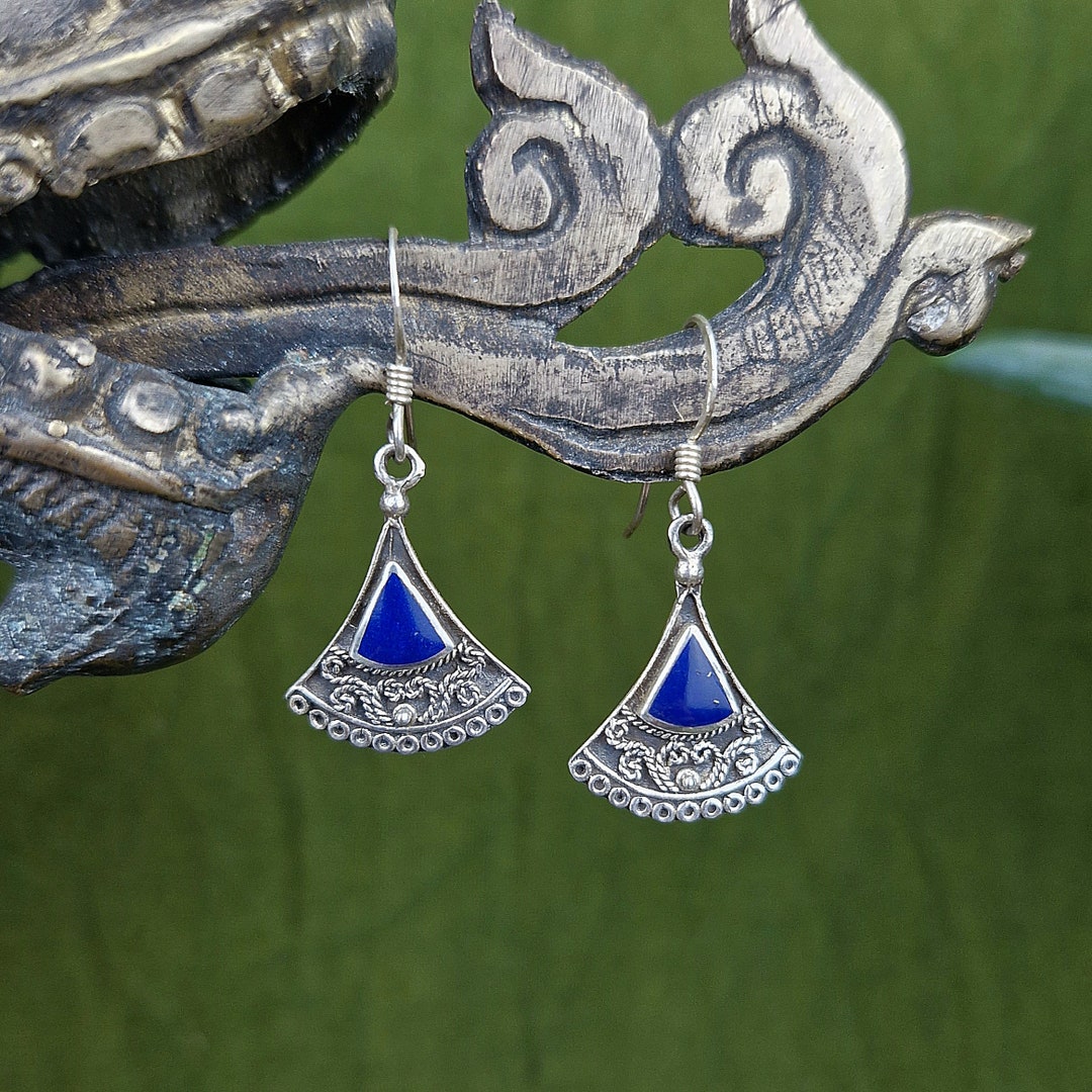 DAYLINLOVE Spike Ohrringe 925 Silber - Wikinger Runen Creolen Für Männer & Frauen