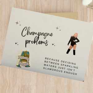 Champagne problems Pin with Taylor Card gift Pin Eras Gift Pin Swift Champagne Brooch Pin enamel badge Eras -Evermore Card Gift Eras