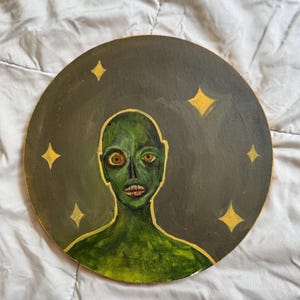 Zombie alien portrait