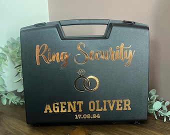 Personalised Ring Security Briefcase, Sunglasses or Bundle | Page Boy Wedding Gift with Sunglasses