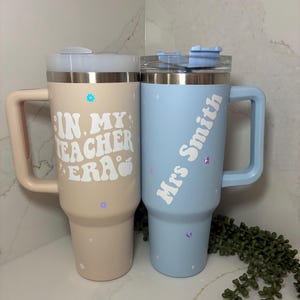 Kaffeebecher Mit Deckel & Strohhalm – 473 Ml, Motiv 'You Make A Difference', Inspirierendes Geschenk Für Lehrer