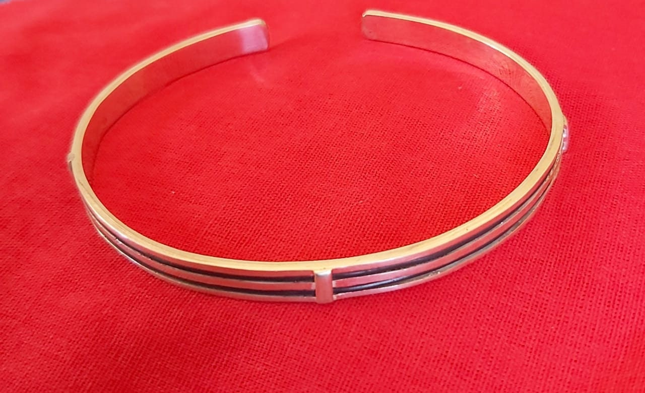 Lot  14K YG  Elephant Hair Bangle Bracelet