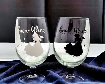 SnowWine ~ wine glass