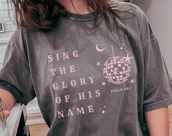 Faith Based Shirt Catholic TShirt Jesus Shirt Disco Cowgirl Cosmic Cowgirl Jesus Apparel Christian Merch Made To Worship Christian Clothes