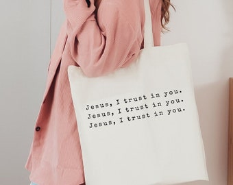 Christian Tote Bag Jesus Tote Church Bag Christian Tote Bags Christian Tote Bible Bag Bible Tote Christian Merch Christian Streetwear
