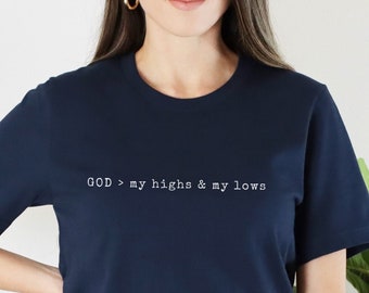 Christliches Hemd Christliche T-Shirts Jesus-Hemd Christliches Kleid Christliche Kleidung Christliches T-Shirt Jesus-Kleid Katholische Hemden
