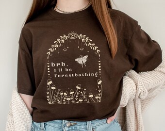 Goblincore Shirt Goblincore Clothing Mushroom Shirt Magic Mushroom Moth Shirt Cottagecore Shirt Moth Wings Fairy Core Cottage Core Clothes