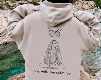 Mystical Sweater Moth Hoodie Sweat à capuche céleste Sweat à capuche de sorcière Manifestation Sweat à capuche Sweat à capuche Sweat à capuche Witchy Sweat à capuche Goblincore Cadeaux de sorcière