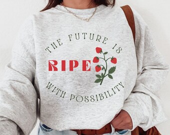Strawberry Sweater Strawberry Sweatshirt Cottagecore Sweatshirt Cottagecore Clothes Strawberry Clothes Strawberry Shirt Vintage Sweatshirt