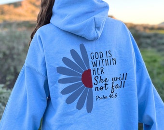 Christian Hoodie Botanischer Hoodie Spiritueller Hoodie Bibelvers Hoodie Christian Sweatshirt Jesus Hoodie Religiöser Hoodie Christian Merch