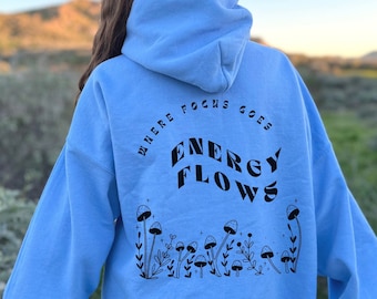 Mushroom Hoodie Mushroom Sudadera Cottagecore Sudadera Goblincore Ropa Fairy Grunge Mystical Sweater Cottagecore Ropa Witchy Hoodie