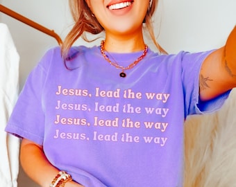 Christian Shirt Retro Christian Shirt Christian TShirt Jesus Shirt Jesus Apparel Christian Apparel Comfort Colors Shirt Christian Clothing