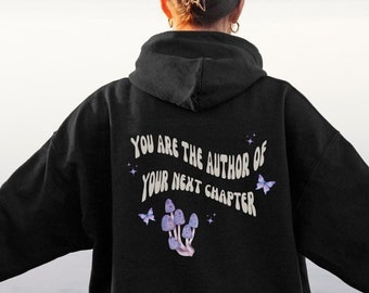 Mushroom Hoodie Magic Mushroom Hoodie Butterfly Hoodie Mushroom Sweatshirt Mushroom Sweater Witchy Sweatshirt Cottagecore Hoodie