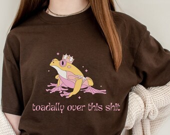 Frog Shirt Goblincore Shirt Cottage Core Shirt Frog And Toad Shirt Goblincore Clothing Princess Frog Shirt Frog TShirt Cottagecore Clothing