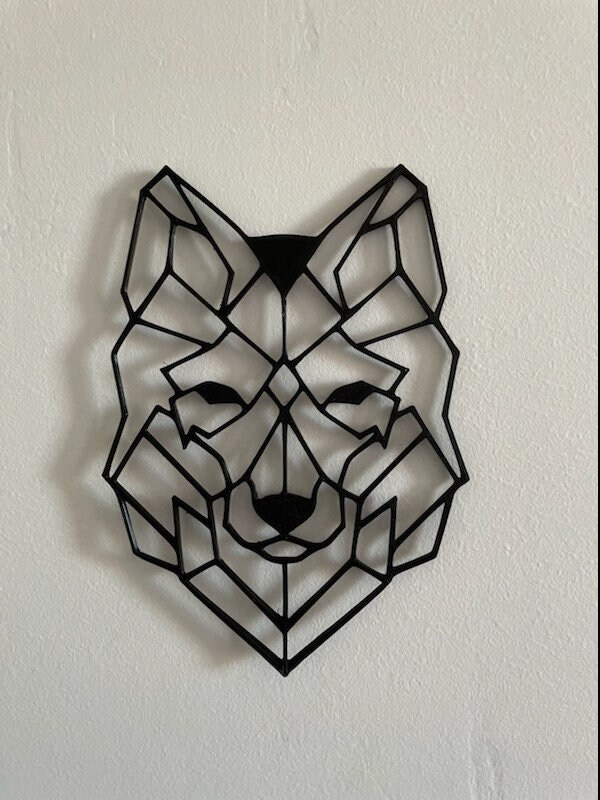 Loup 2D Décoration Murale