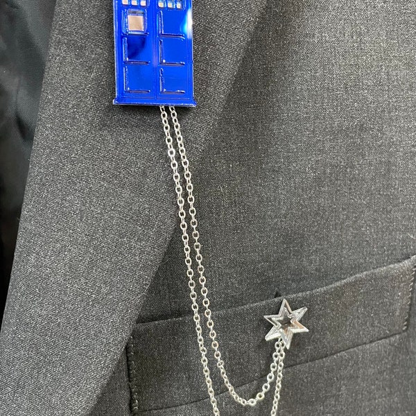 TARDIS Lapel pin set