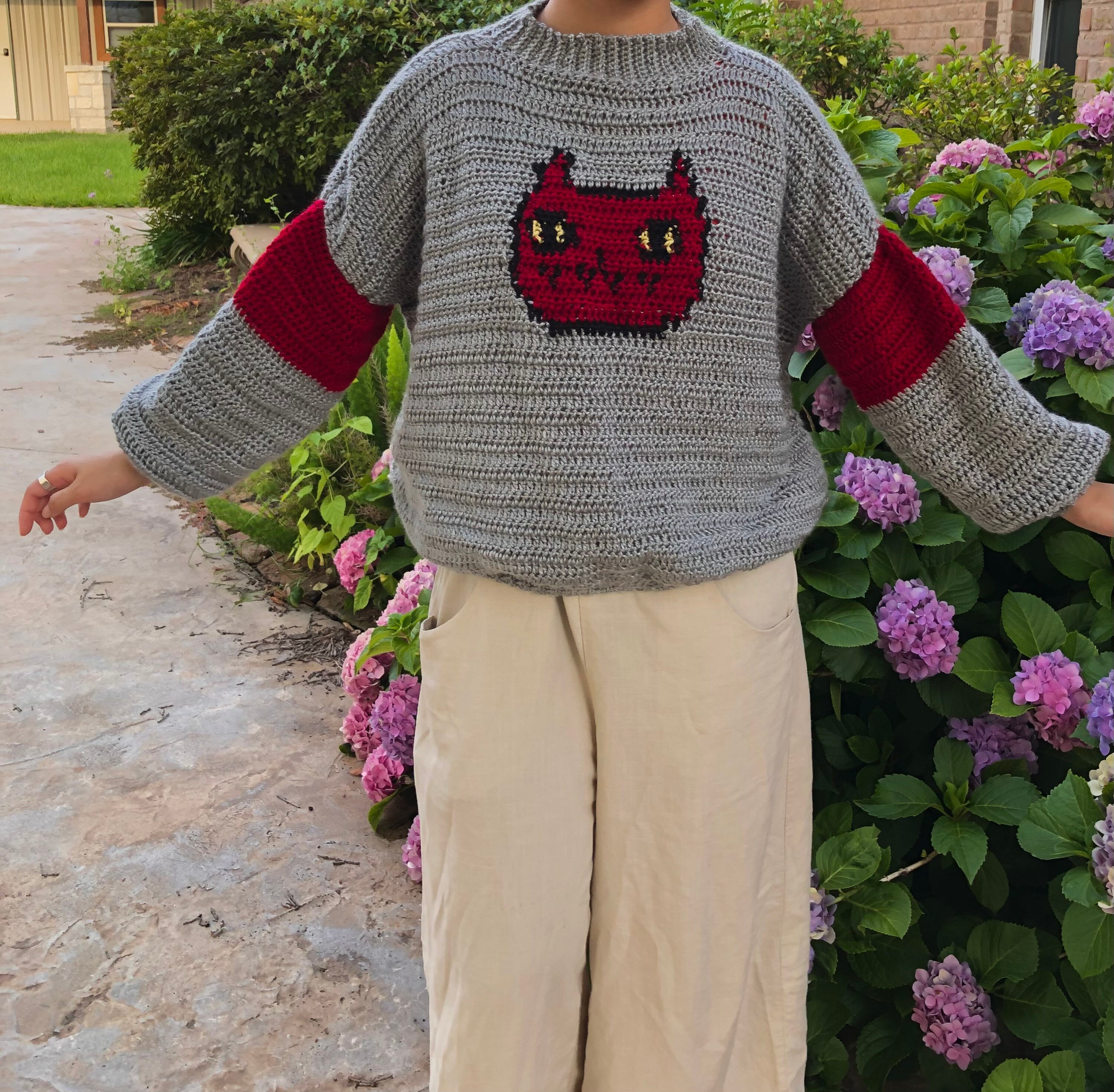 Crochet Marceline Cat Sweater Adventure 