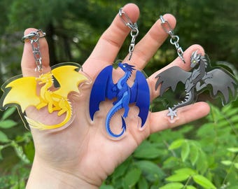 ドラゴン主人公（2.5インチアクリルチャーム、第4翼）