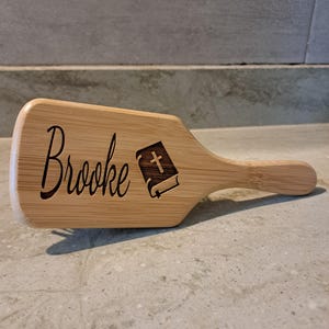 personalized wooden hair brush