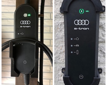 Geschikt voor Audi etron Skoda iV VW houder wandmontage stekker type 2 EV laadkabel wallbox Evse