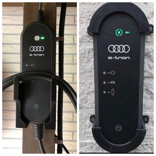 passend für Audi etron Skoda iV VW Halter Wandhalterung Stecker Typ 2 Ev Ladegerät Kabel Wallbox Evse