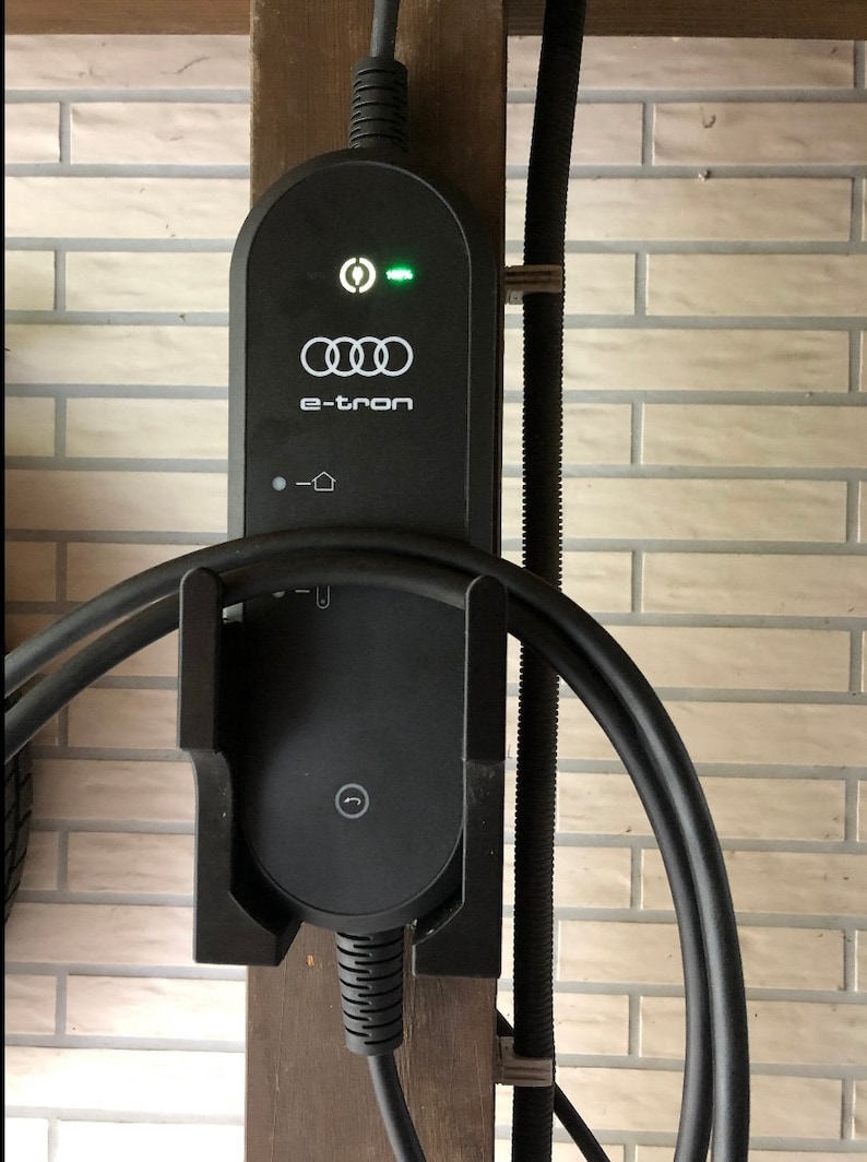 passend für Audi etron Skoda iV VW Halter Wandhalterung Stecker Typ 2 Ev Ladegerät Kabel Wallbox Evse Bild 6