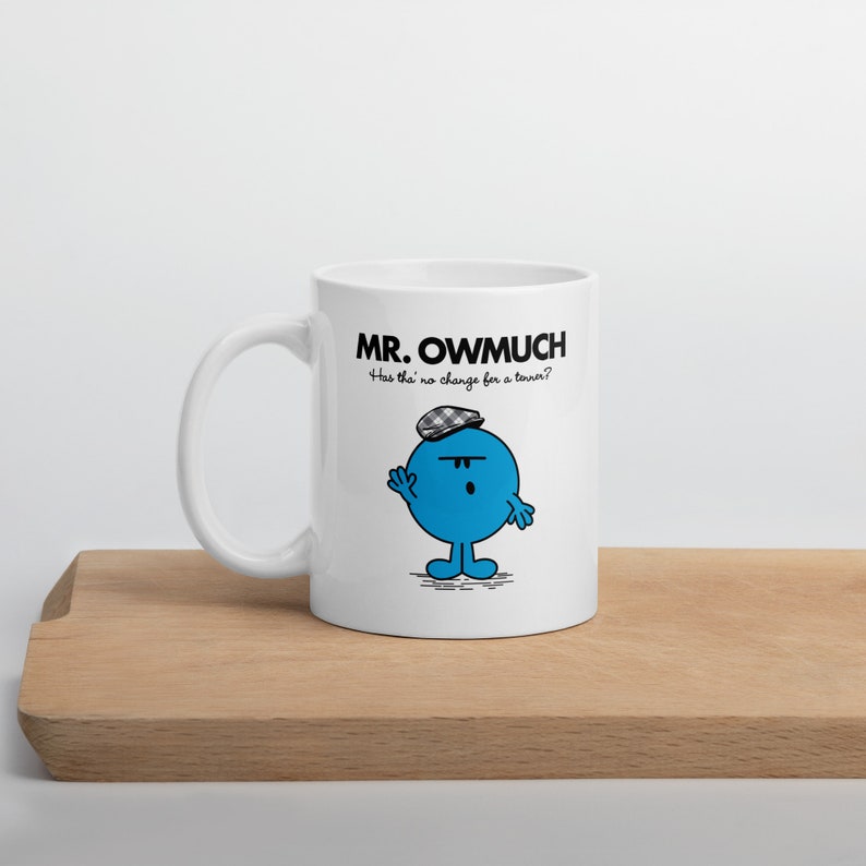 Mr Men, coffee cup, gift for him, christmas gift, Birthday, Yorkshire, Funny Cartoon Customised Coffee Tea Mug Cup Gift Present 11oz Ceramic image 9