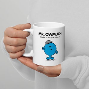 Mr Men, coffee cup, gift for him, christmas gift, Birthday, Yorkshire, Funny Cartoon Customised Coffee Tea Mug Cup Gift Present 11oz Ceramic image 6