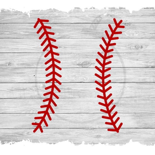 Baseball laces stitches stripes svg png jpg sublimation waterslide image best seller crafting decal