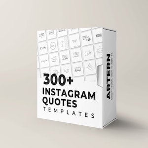 Pack de 300 citations motivantes Instagram, modèles de devis modifiables sur toile, citations inspirantes, publications minimales sur les réseaux sociaux, engagement des blogueurs