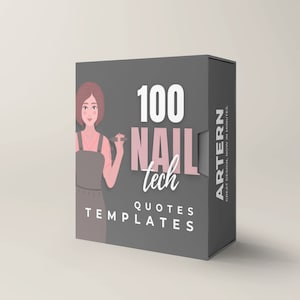 100 Nail Quotes Instagram Post - Nail Tech Quotes - Nail Artist Post -  Nail Tech - Nail Technician Instagram - Nail Artist Quotes