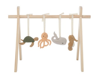 Underwater Activity Gym Toy Set | Handmade | Baby Gym Toy| Baby Shower | Baby Nursery Gift | Baby Gym Set